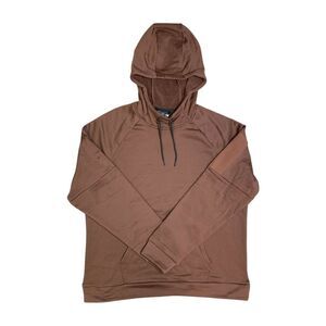 Member's Mark Men's Ultra Soft Tech Fleece Funnel Neck Hoodie - Cinnamon Stick